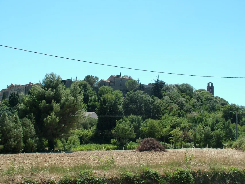 Vue de Castillon du Gard