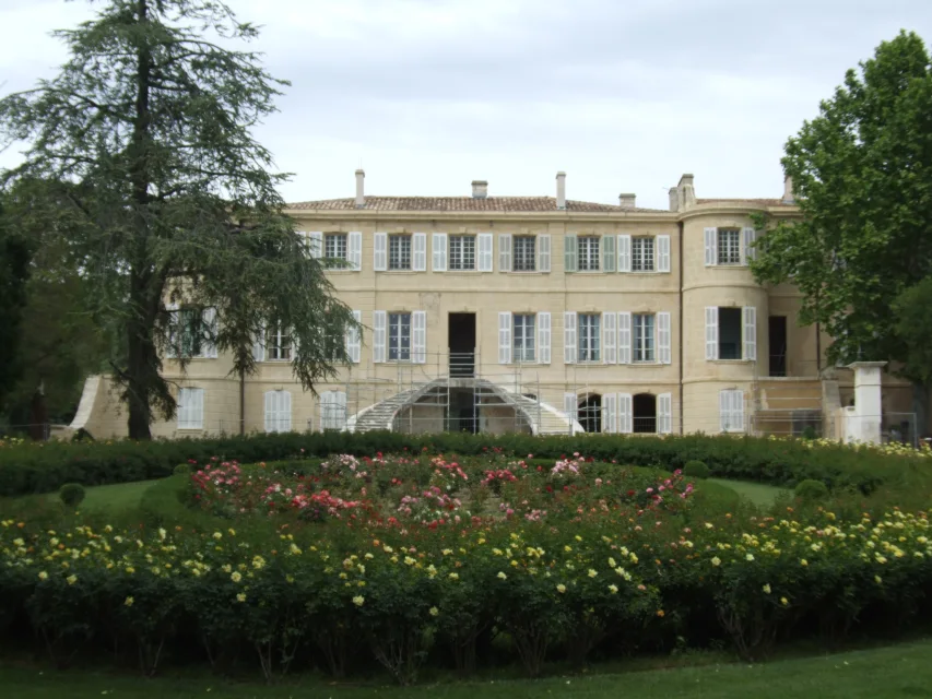 Vue de Château d’Estoublon