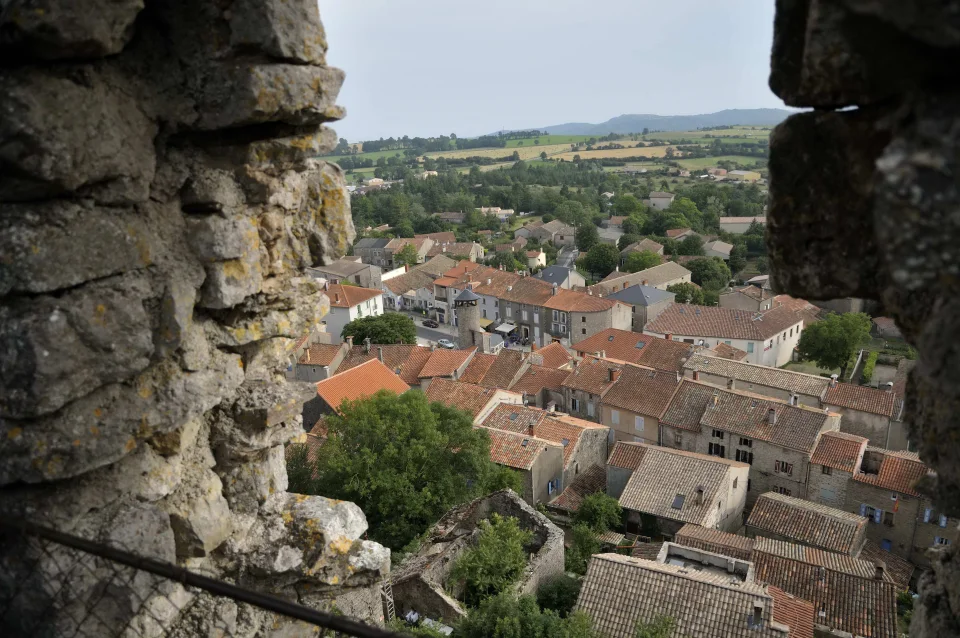 Vue de Château du Caylar
