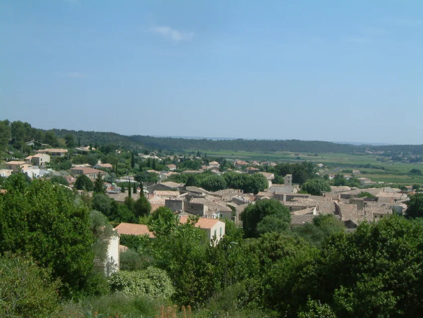 Vue de Nages et Solorgues