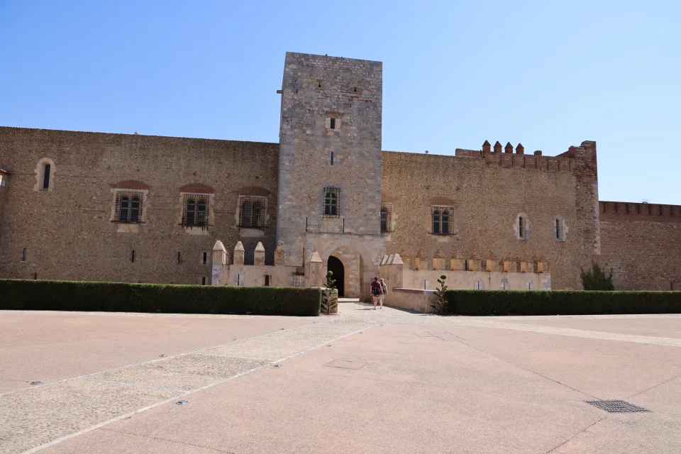 Vue de Palais des Rois de Majorque
