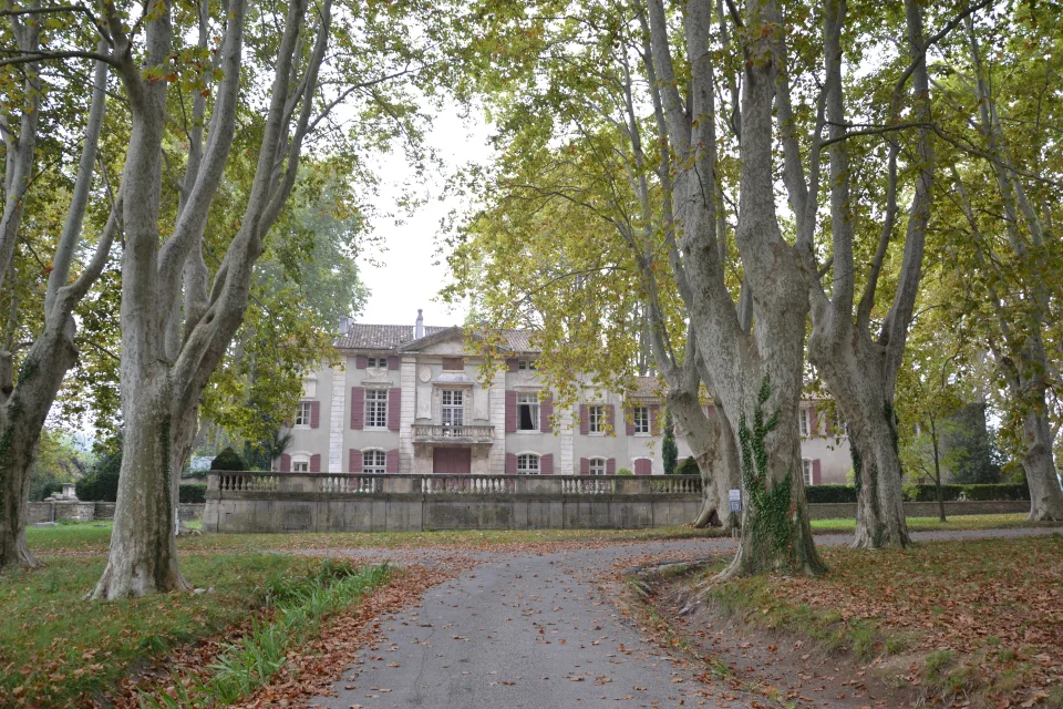 Vue de Château de Roussan