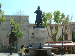 Statue Saint Louis et  Couvent Des Capucins (Fabriquer en 1849)