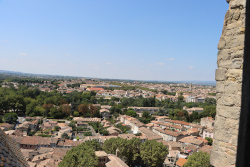 Vue Carcassonne depuis la cité