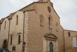 Façade de l'église Notre-Dame-la-Réal