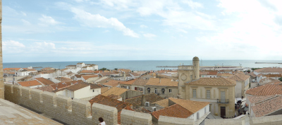 vue du toit de l'église