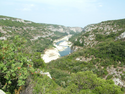 Vue sur le Gardon